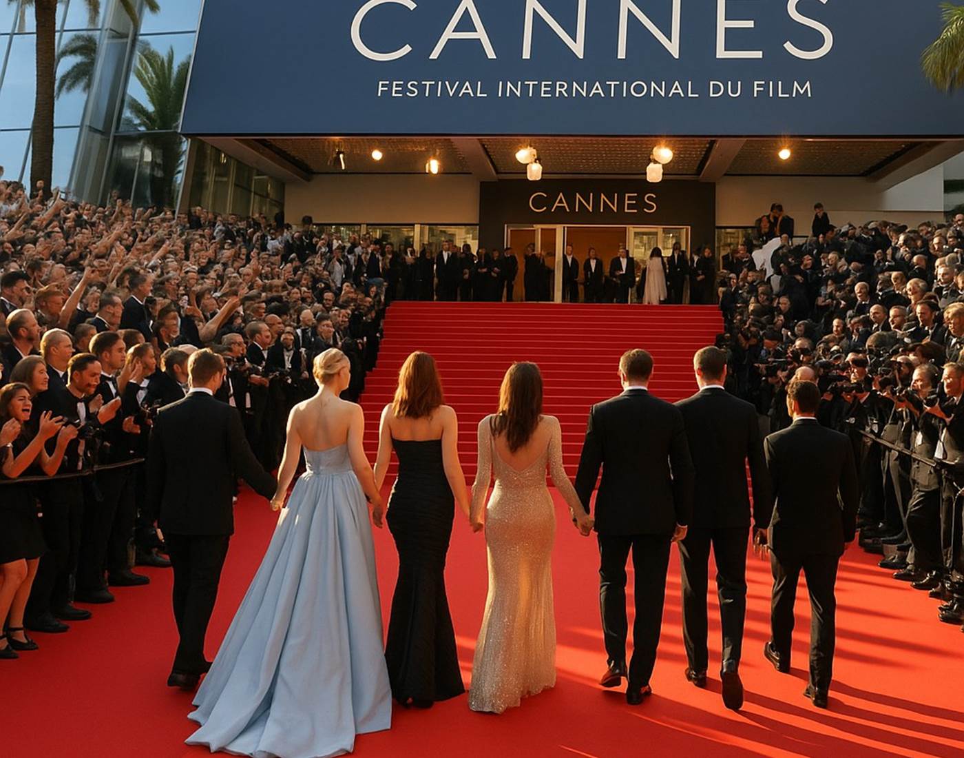 montée des marche festival de Cannes