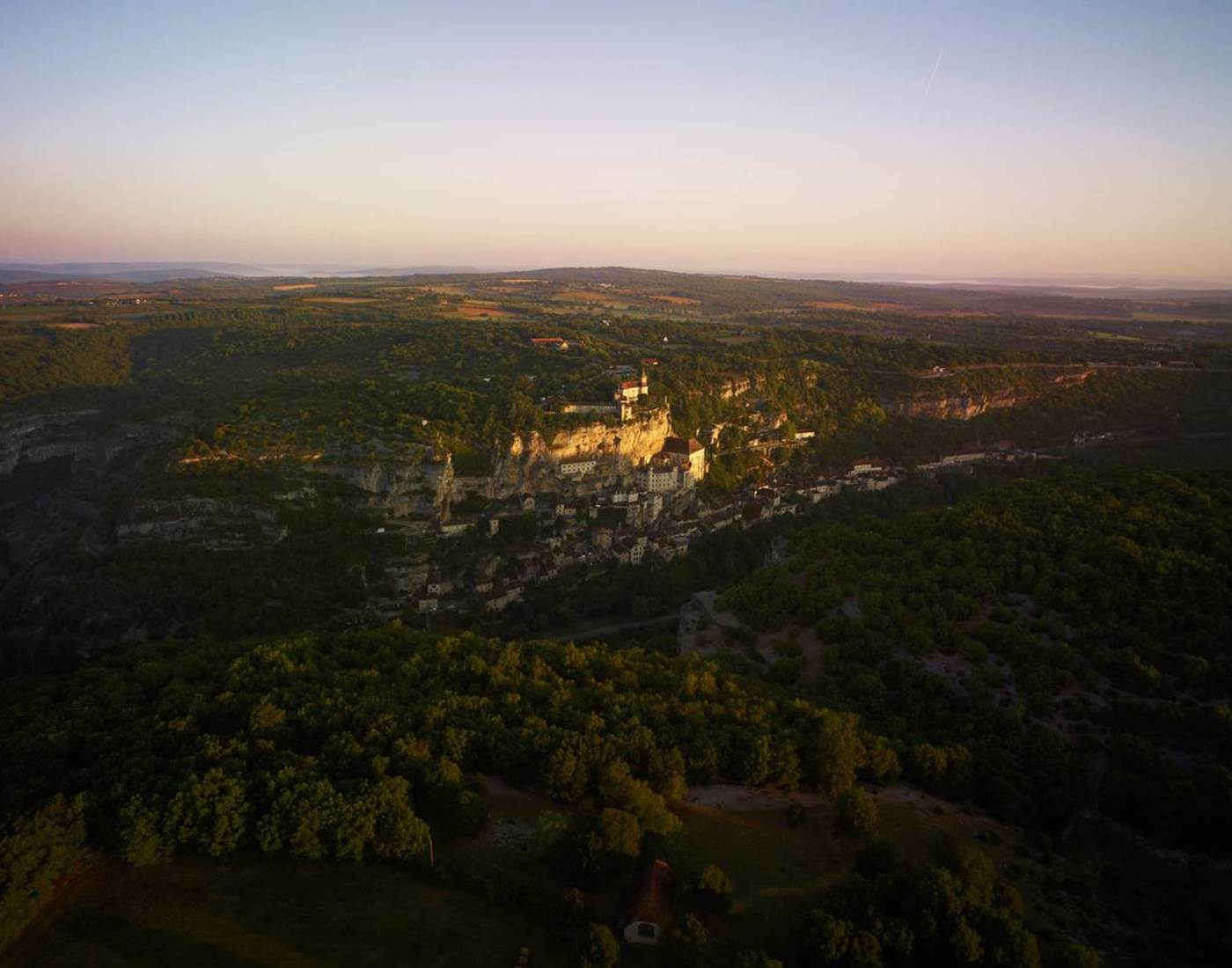 Rocamadour, Lot, à 45 km de l'Hôtel des Bains