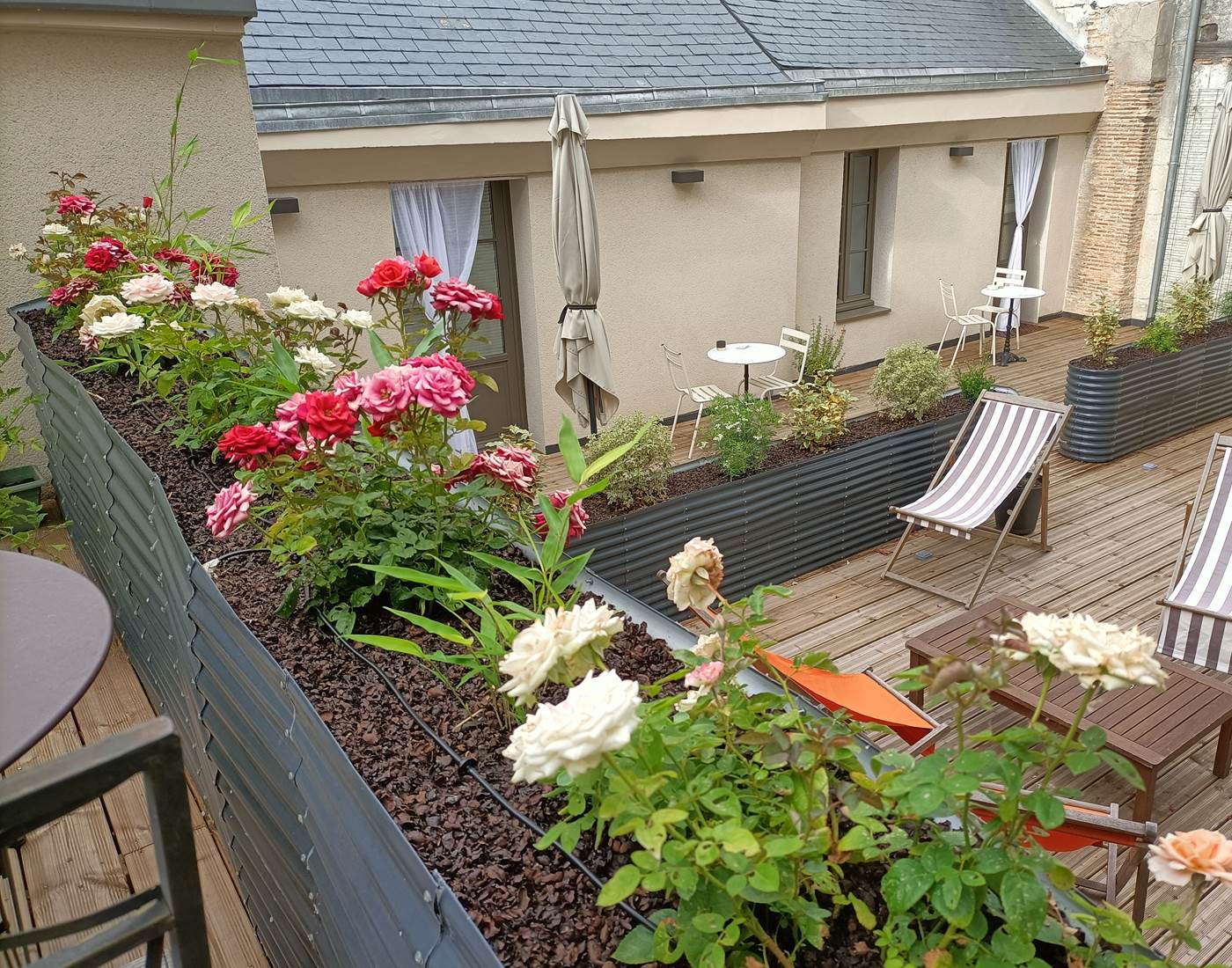 Villa Buffon Angers Patio