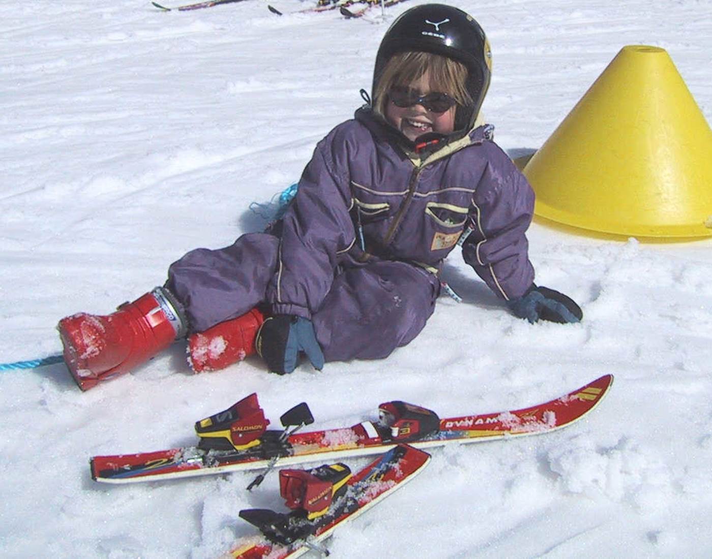 Bareges enfant au ski