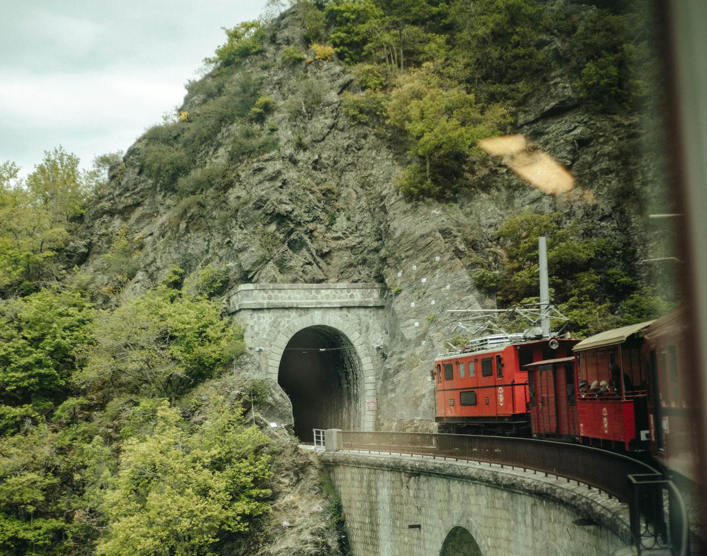 photo old train South of France