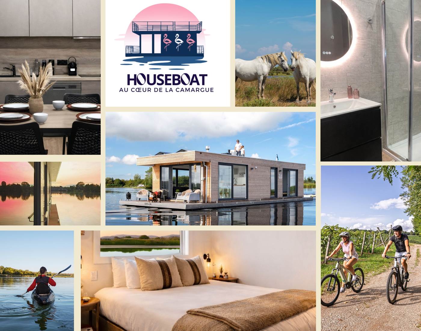 Houseboat Camargue - Logement insolite en Camargue