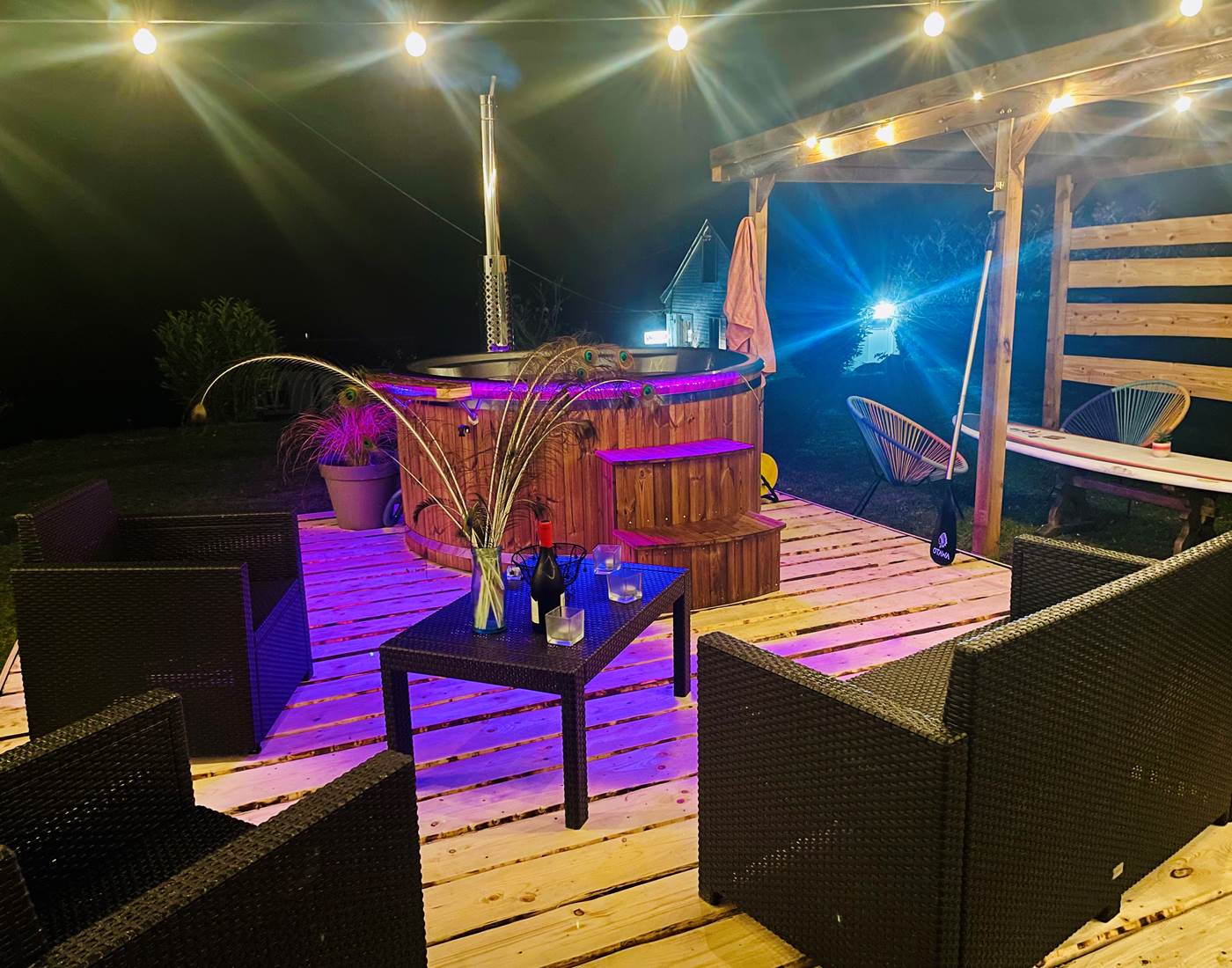 Terrasse Détente Spa Rockin' 70s