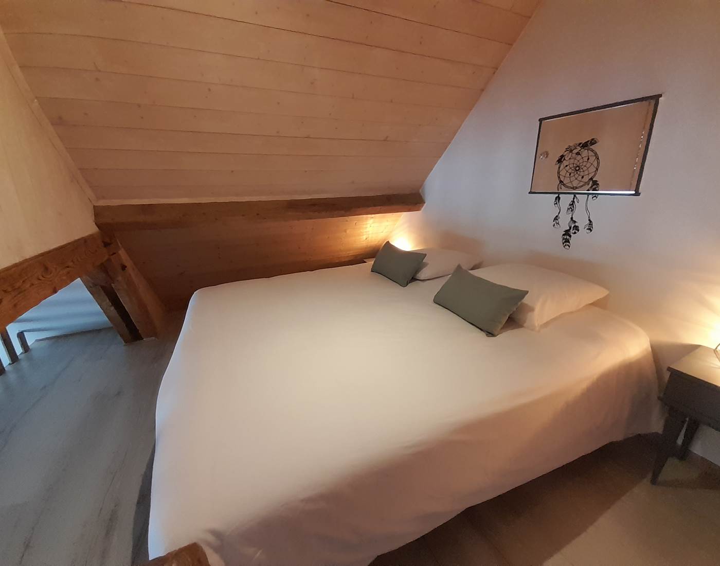 la mezzanine avec lit king size