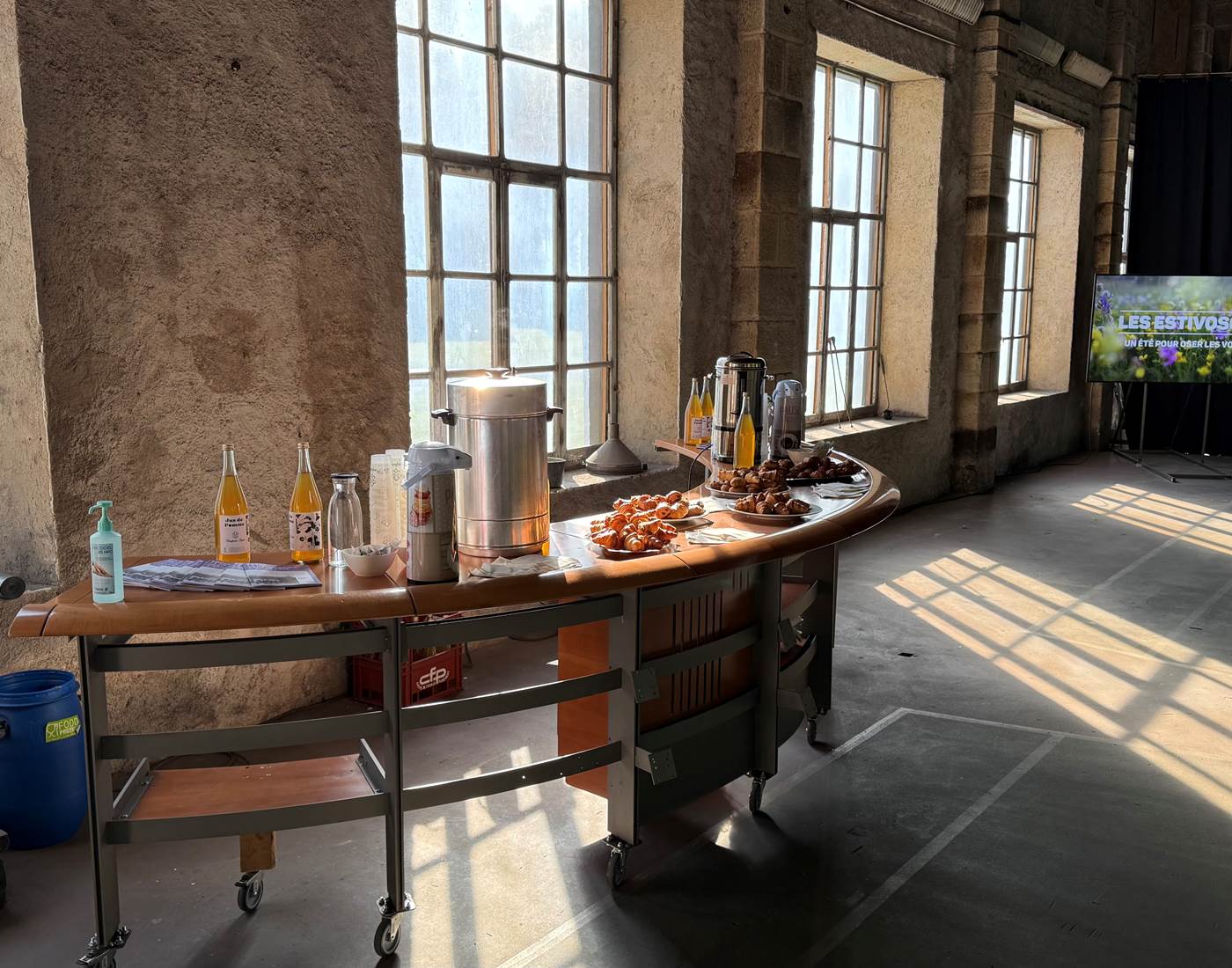 Petit-déjeuner à la Halle au charbon