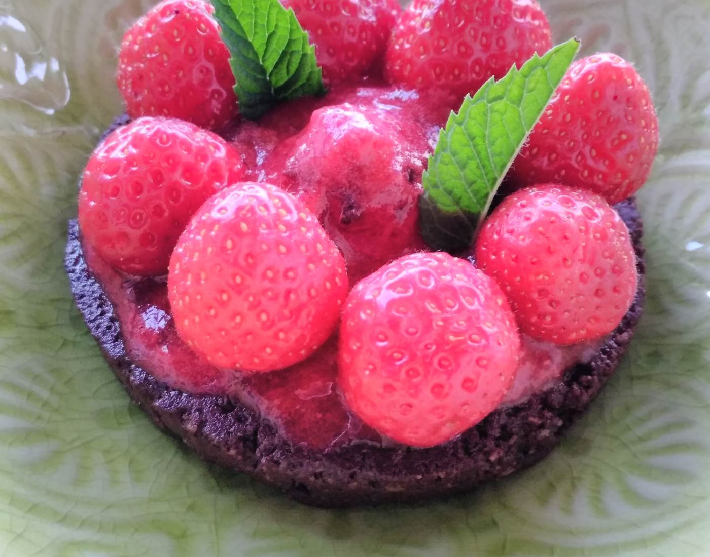 Tartelette cétogène framboise