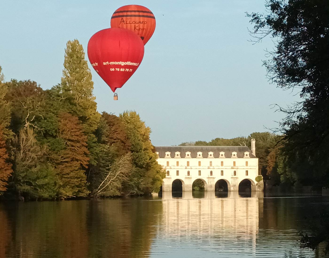 Château de Chenonceau et Montgolfières