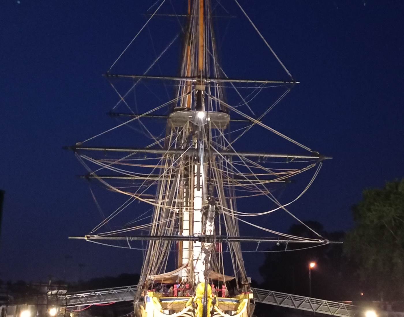 L'Hermione by night - Rochefort