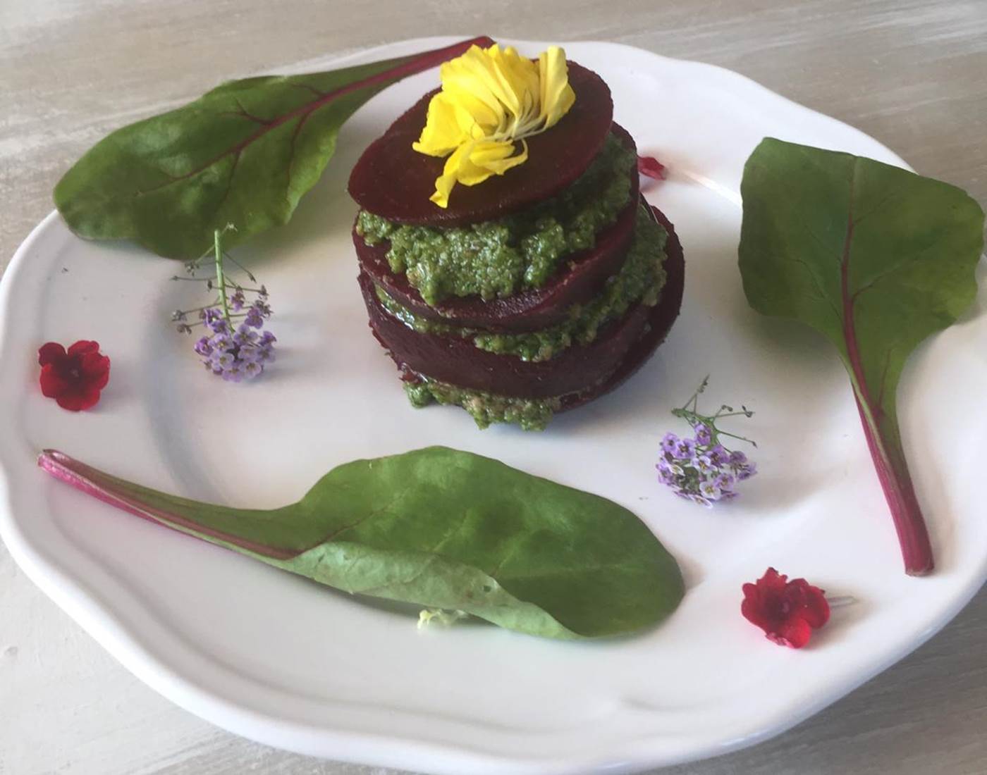 Exemple d'entrée traiteur stage