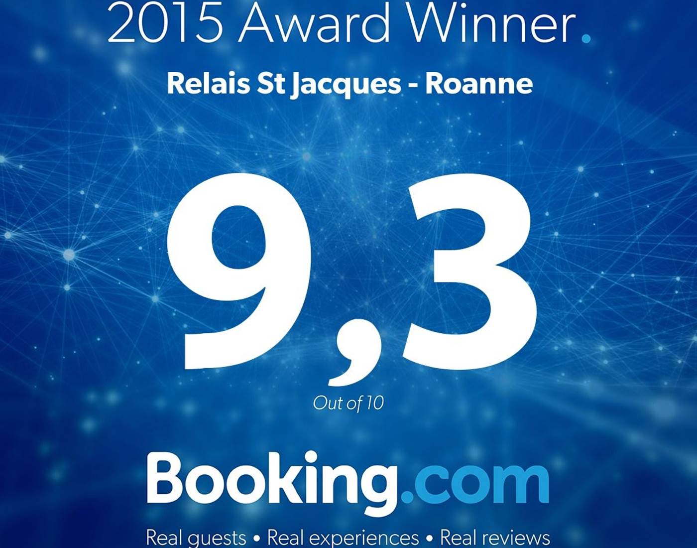 Booking award winner 2015