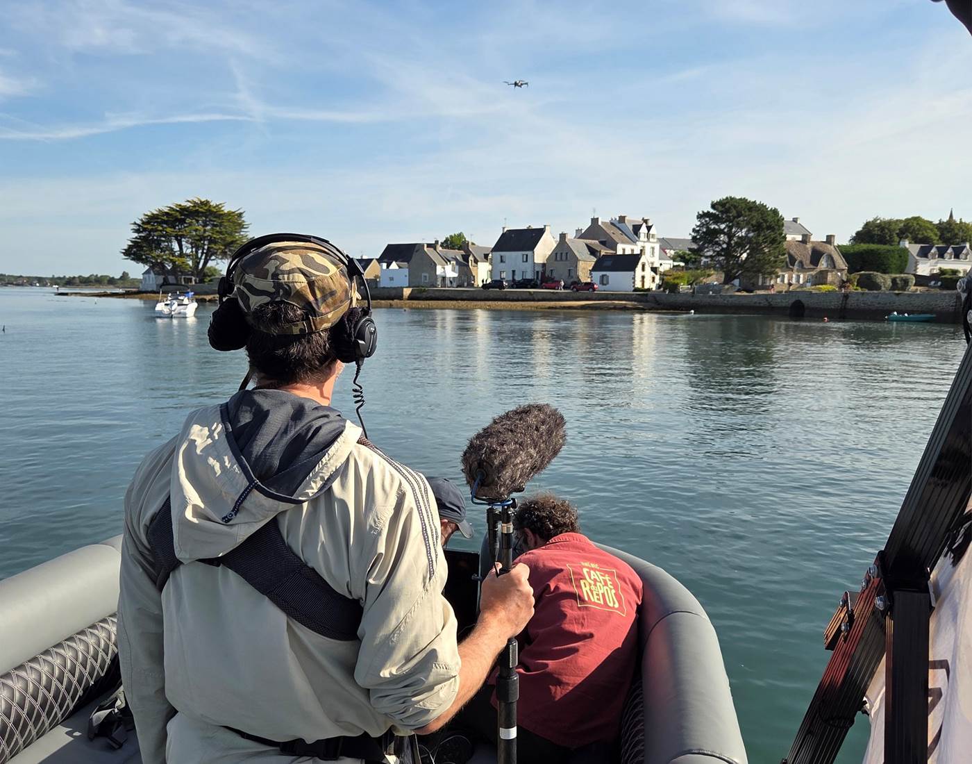 Tournage à bord du Riec'h