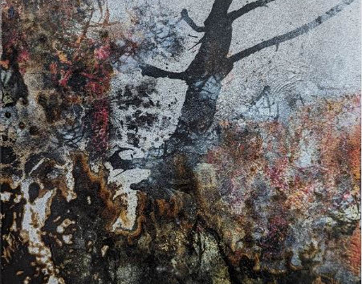 La vie des formes n°4  - Acrylique et encre sur toile, 30x30cm-page