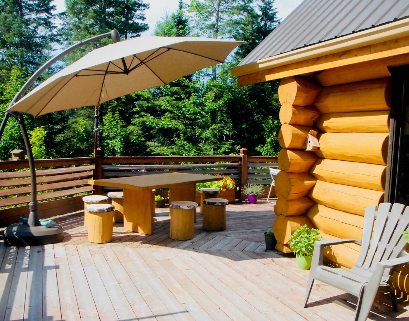 terrasse pour petit dejeuner