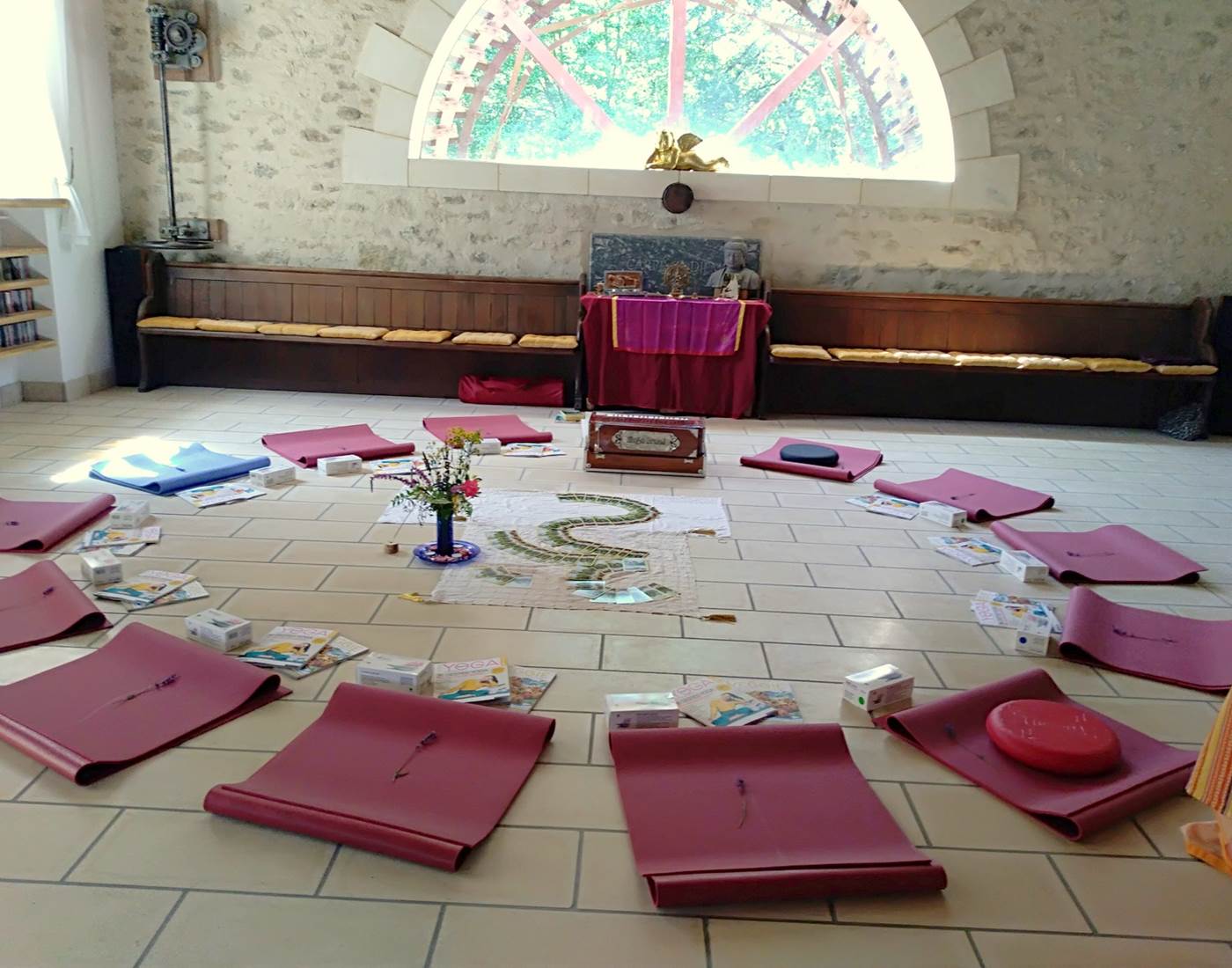 Installation salle pour cercle de parole