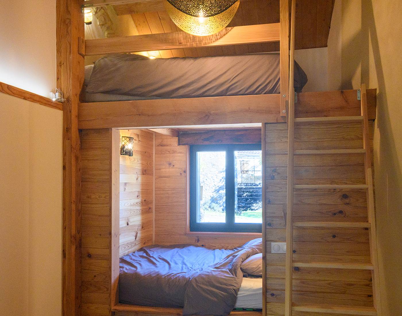 Gîte 4 places Alcôve + mezzanine