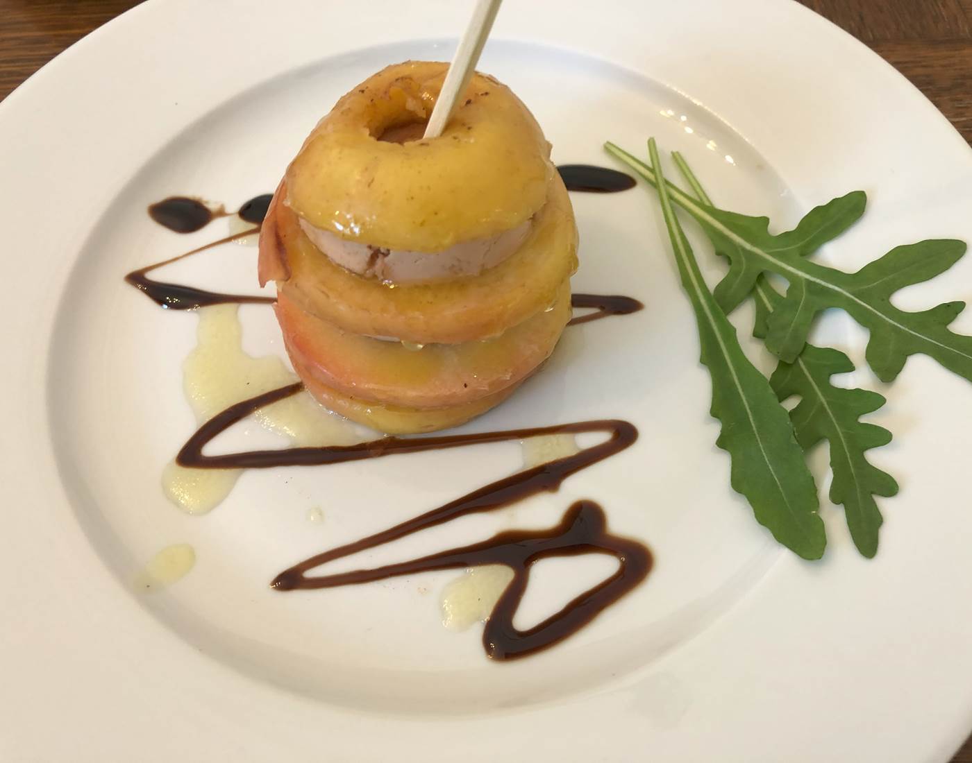 Pommes entière caramélisées au surprenant Foie Gras
