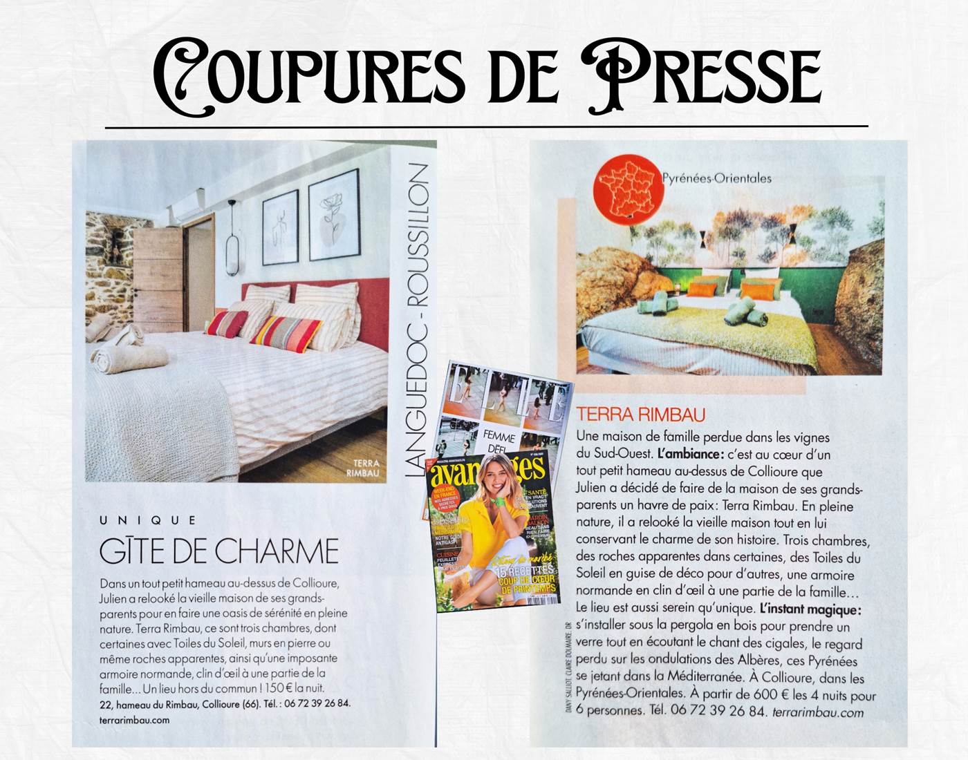 ELLE Magazine et AVANTAGES