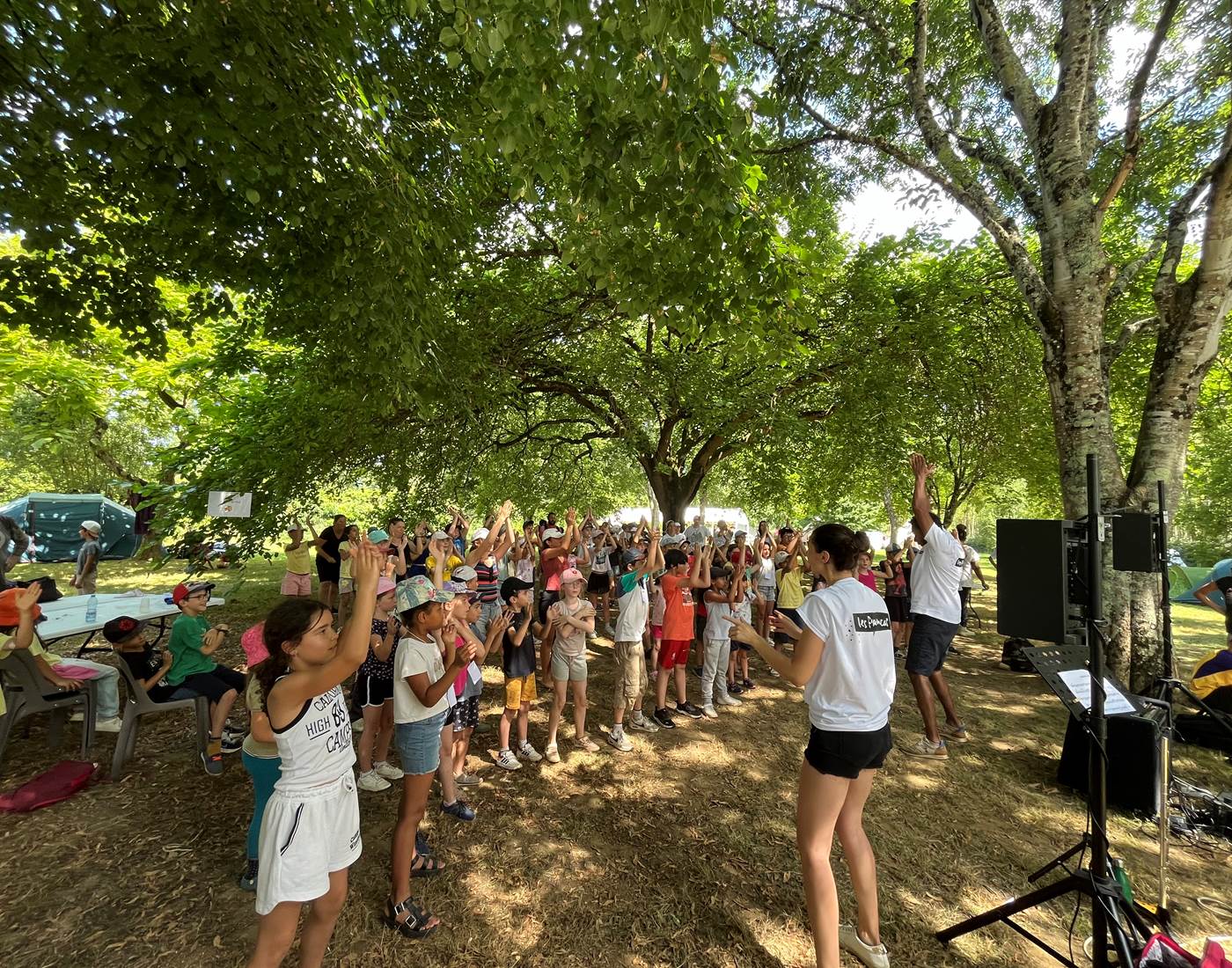 Groupe des Francas en séjour sur la Base de Loisirs