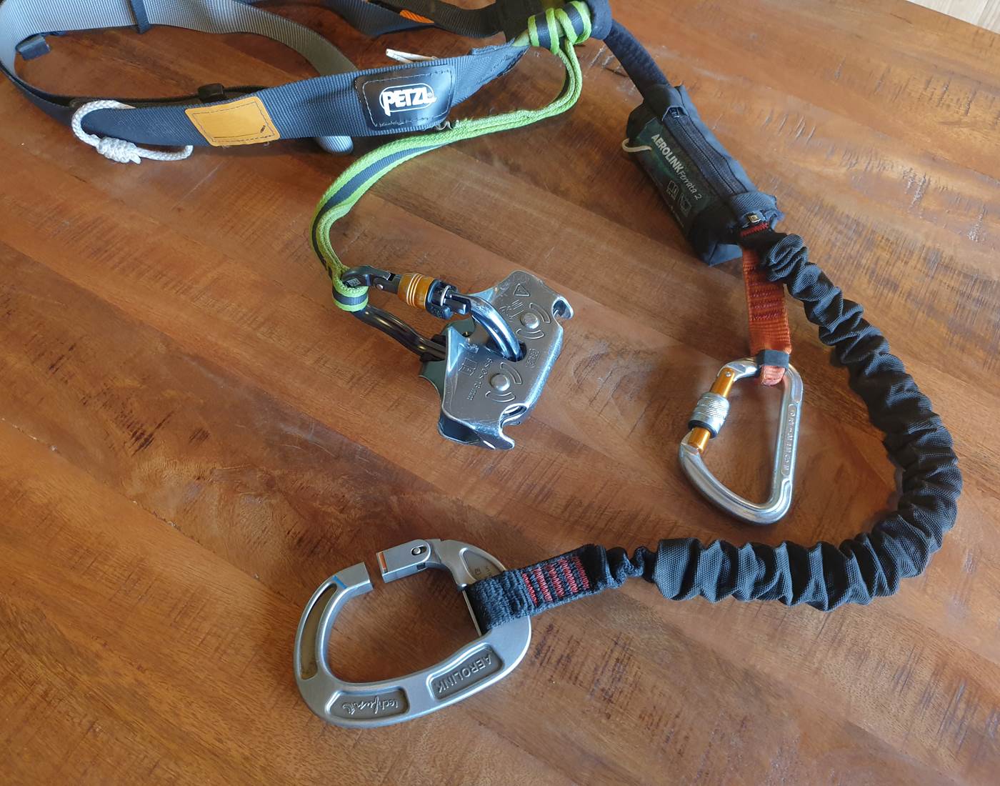 Équipement du baudrier