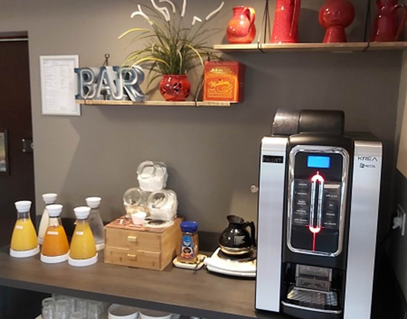 Buffet boissons Froides et Chaudes