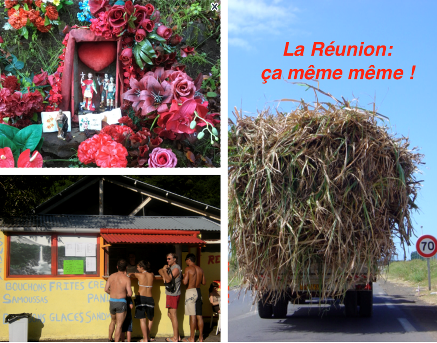 bondieuserie, camion, snack