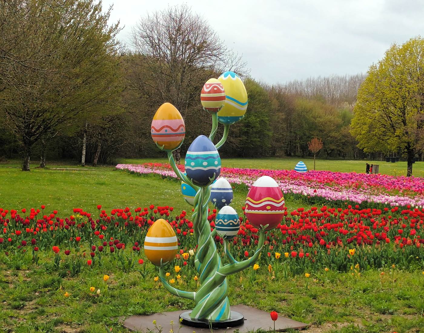 Décoration de Pâques Château de Cheverny