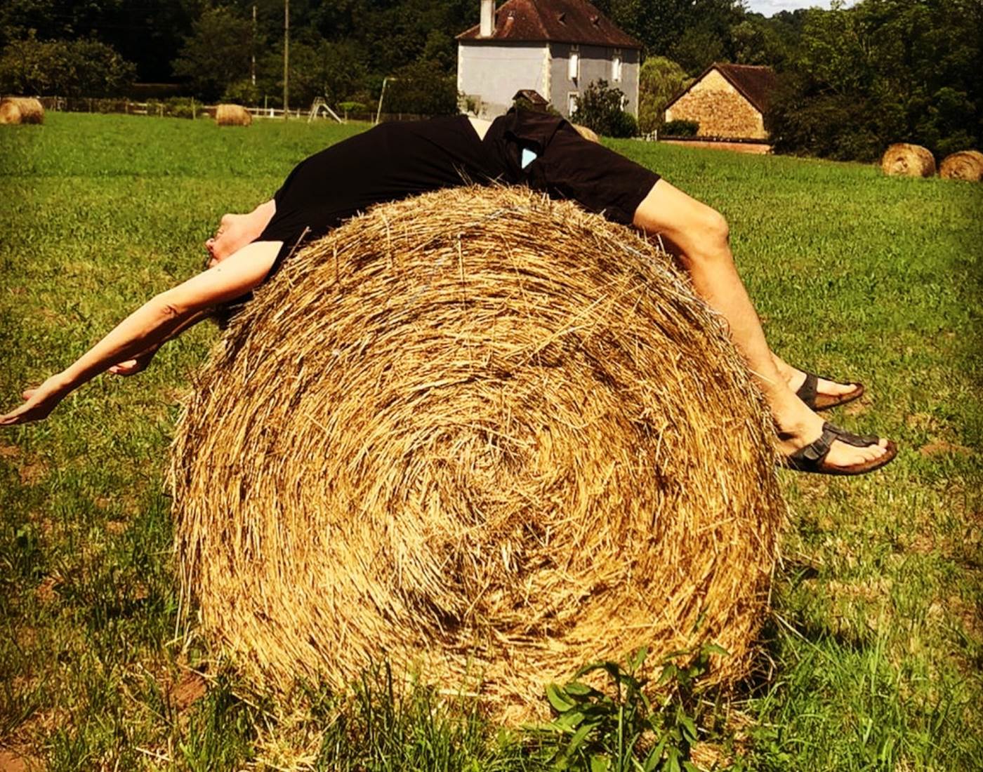 yoga à la campagne