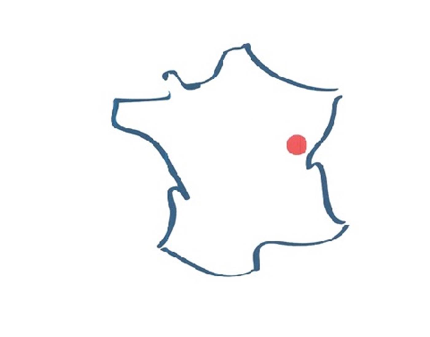 Emplacement du Relais des deux tours dans les Montagnes du Jura en France