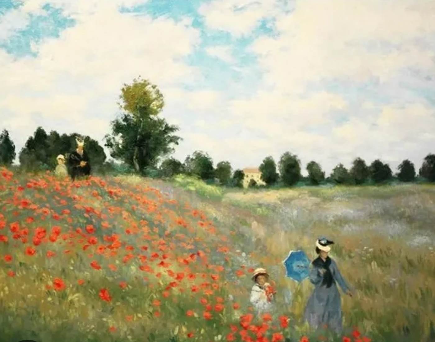 LES COQUELICOTS CLAUDE MONET