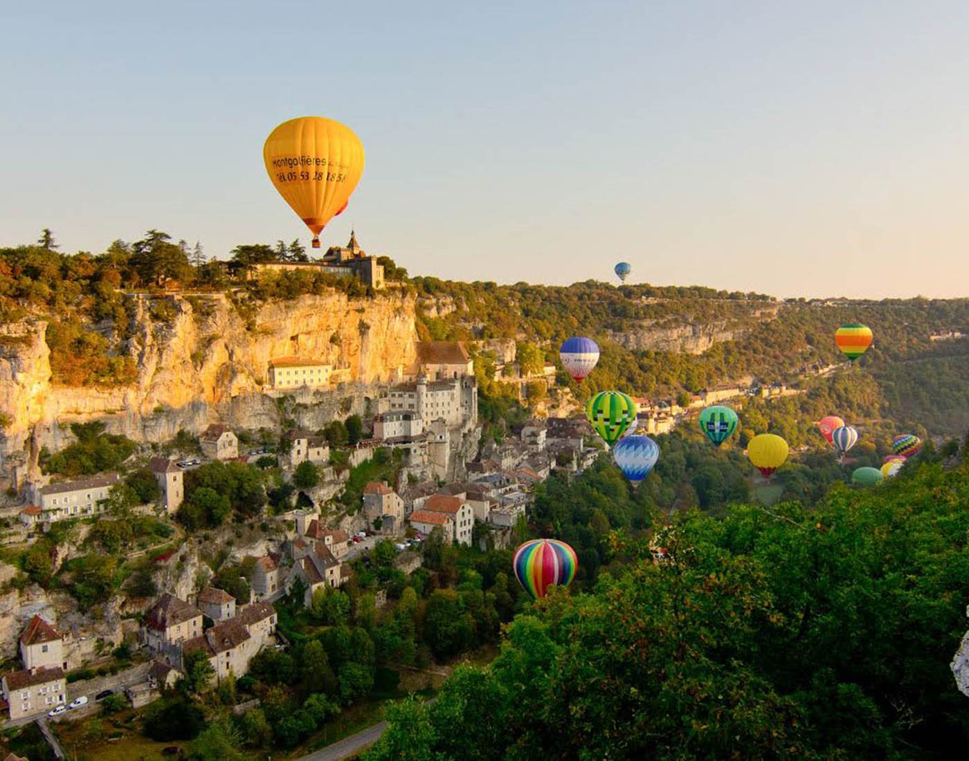 Montgolfiades à Rocamadour