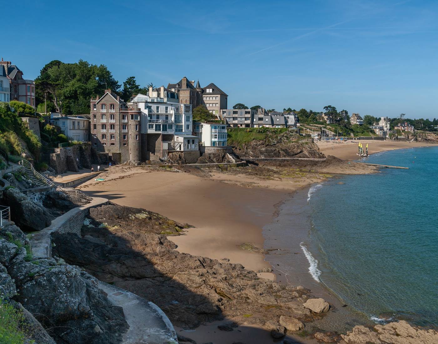 Clos de la Fontaine Dinard, plages de Port Riou et St Enogat (Jo Labb)