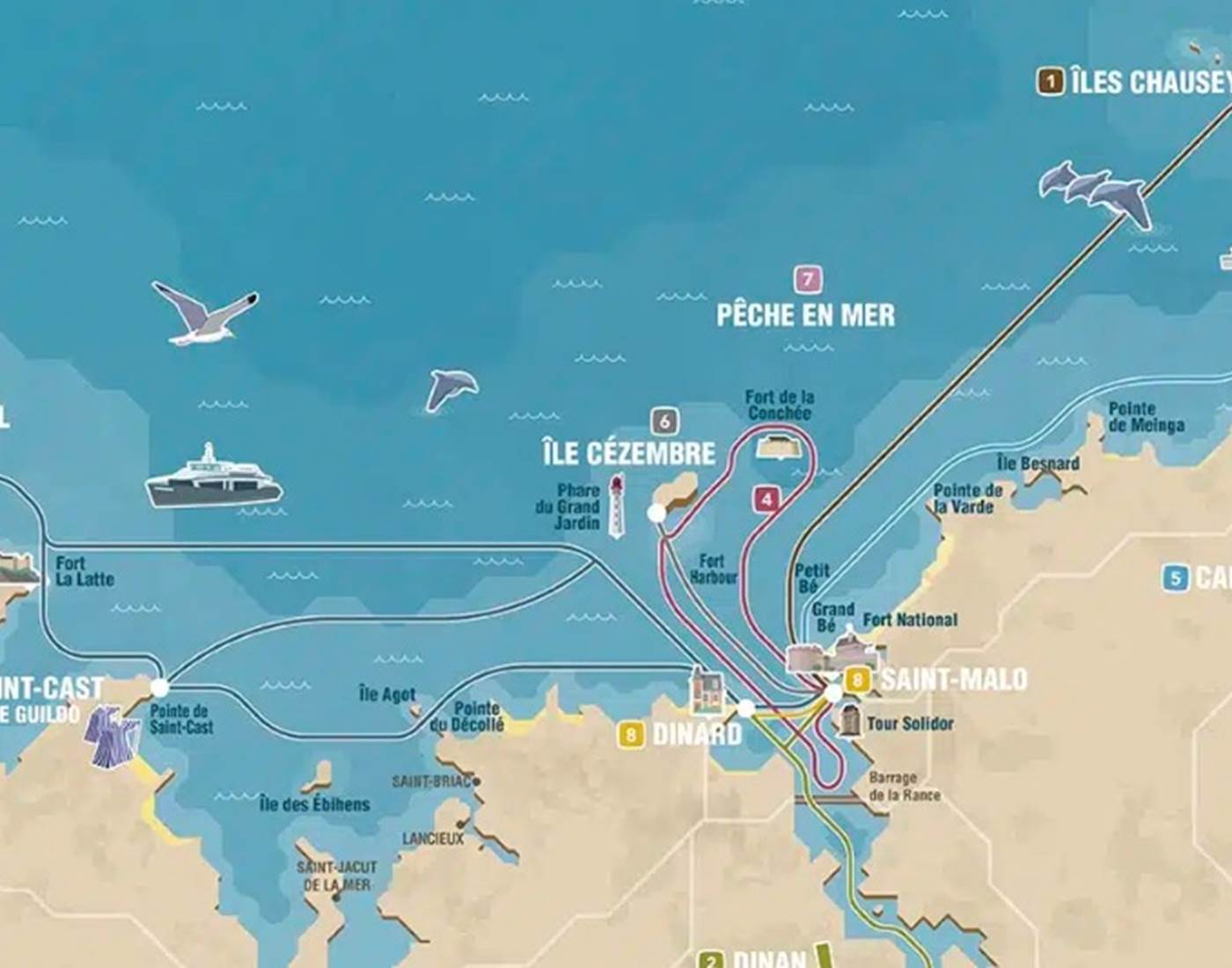 6) Croisière en Rance ou en mer