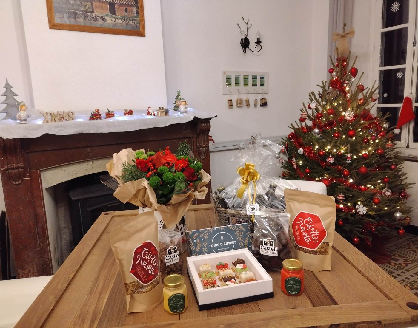 Ambiance de Noël à Le Coq du Nord-Mailhac