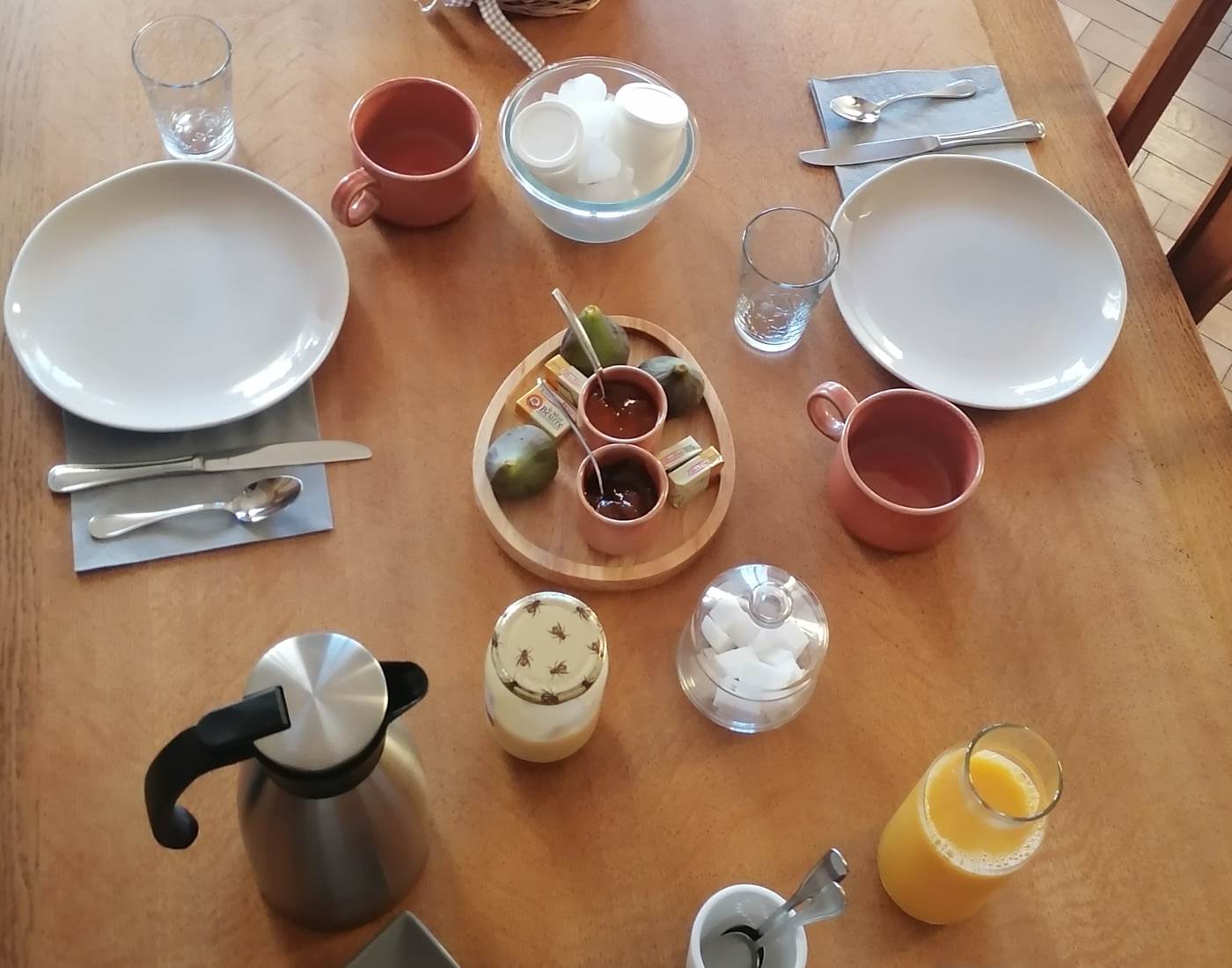 le petit-déjeuner....