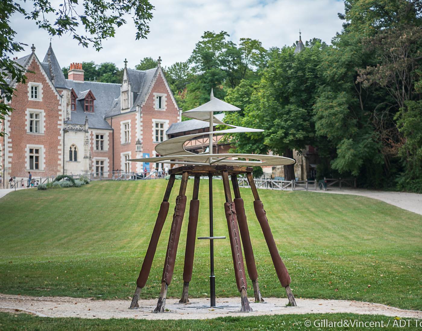 Le Clos Lucé : © 2016 - Gillard et Vincent - ADT Touraine