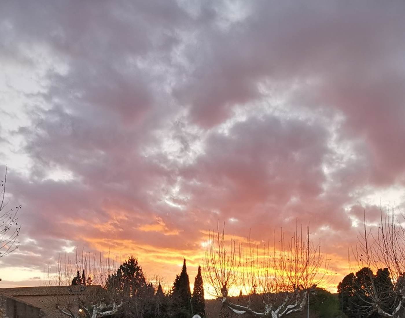 Coucher de soleil Mailhac