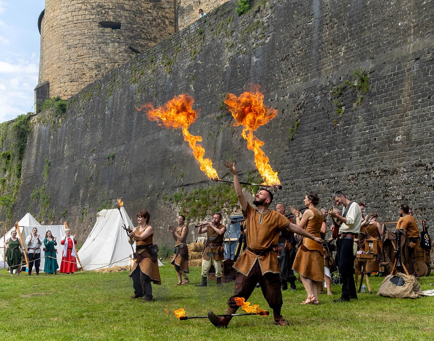 Cracheurs de feu - Festival de Sedan