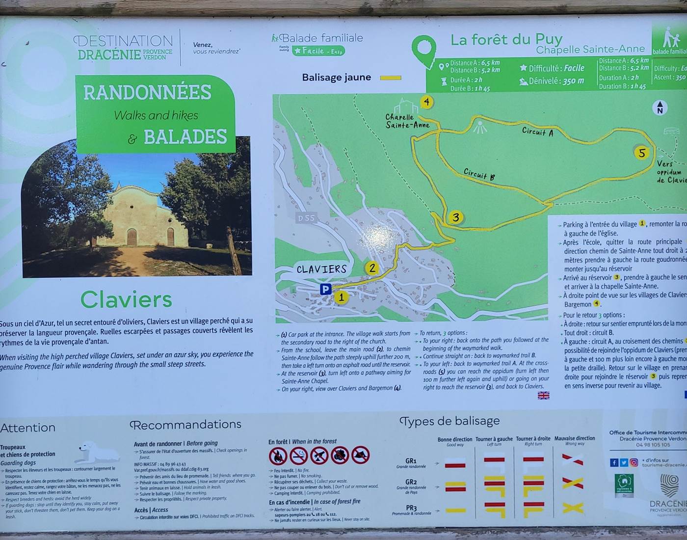 Randonnée au départ du village