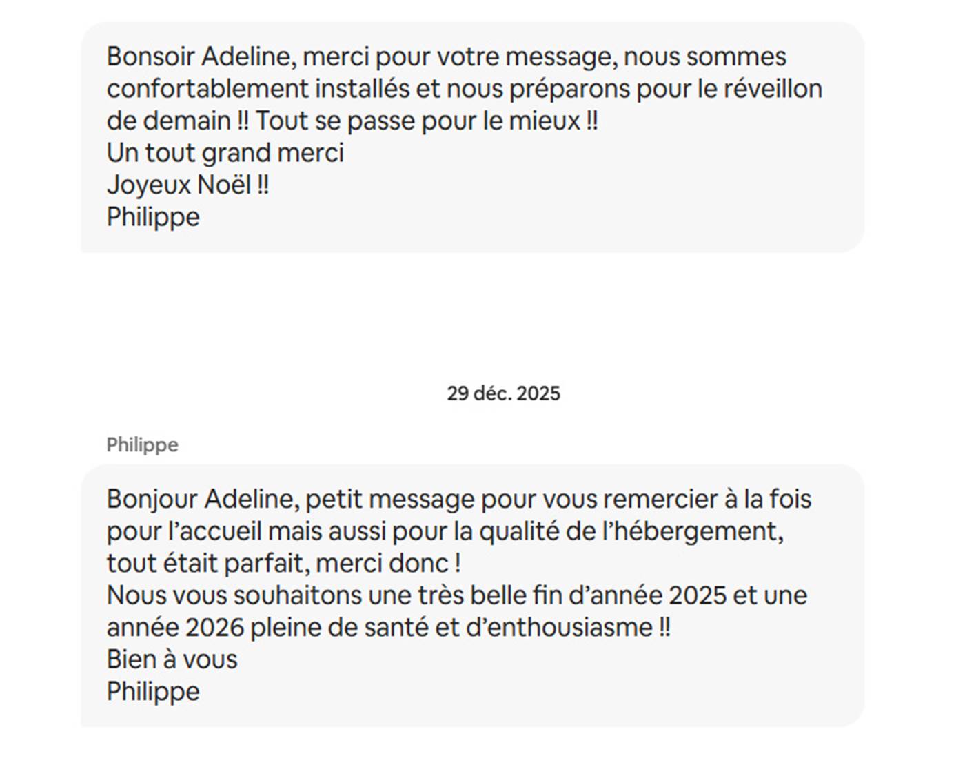 Privatisation décembre 2025 - Noël