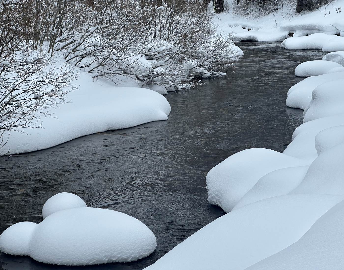 La CLarée enneigée.