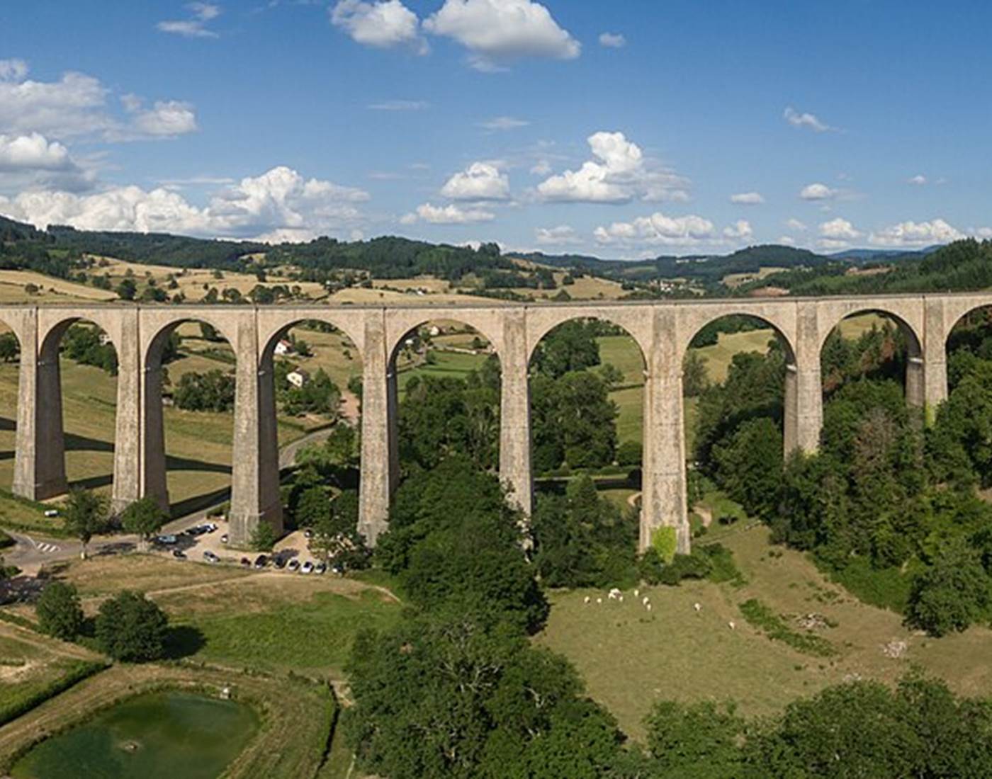 Viaduc de Mussy-sous-Dun à 23km de Vaulx