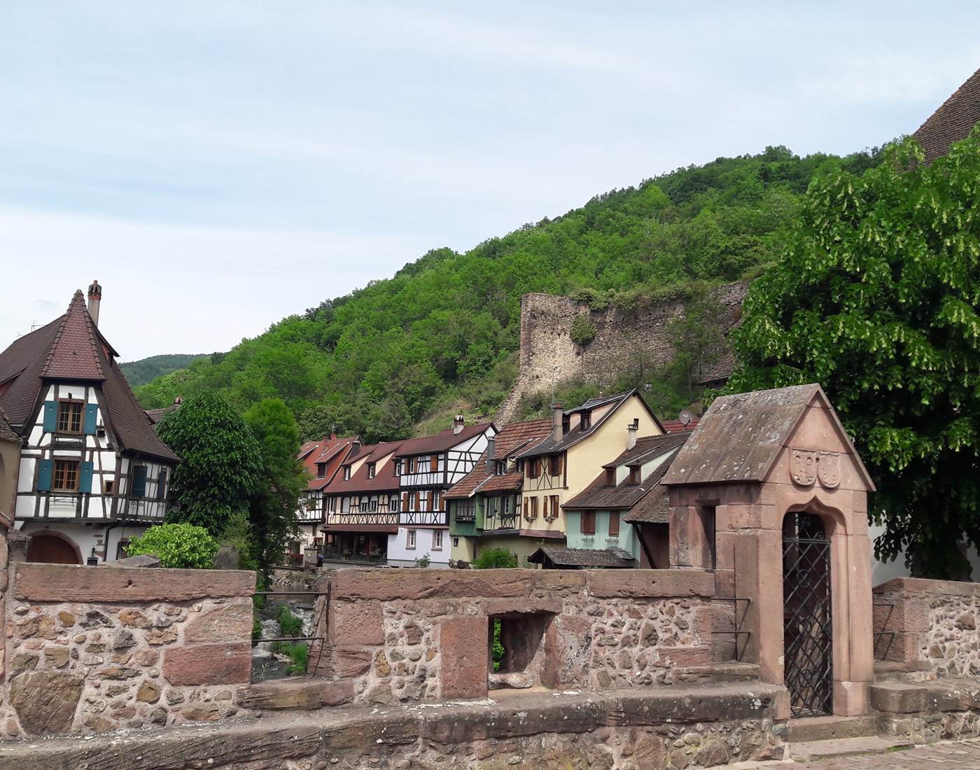 Le pont fortifié au centre de Kaysersberg
