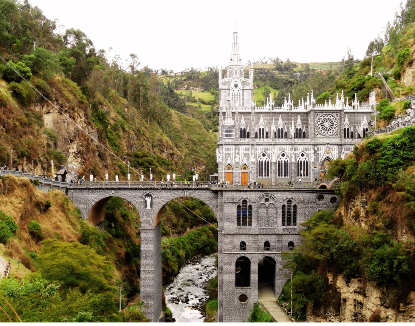 sanctuaire Las lajas en colombie