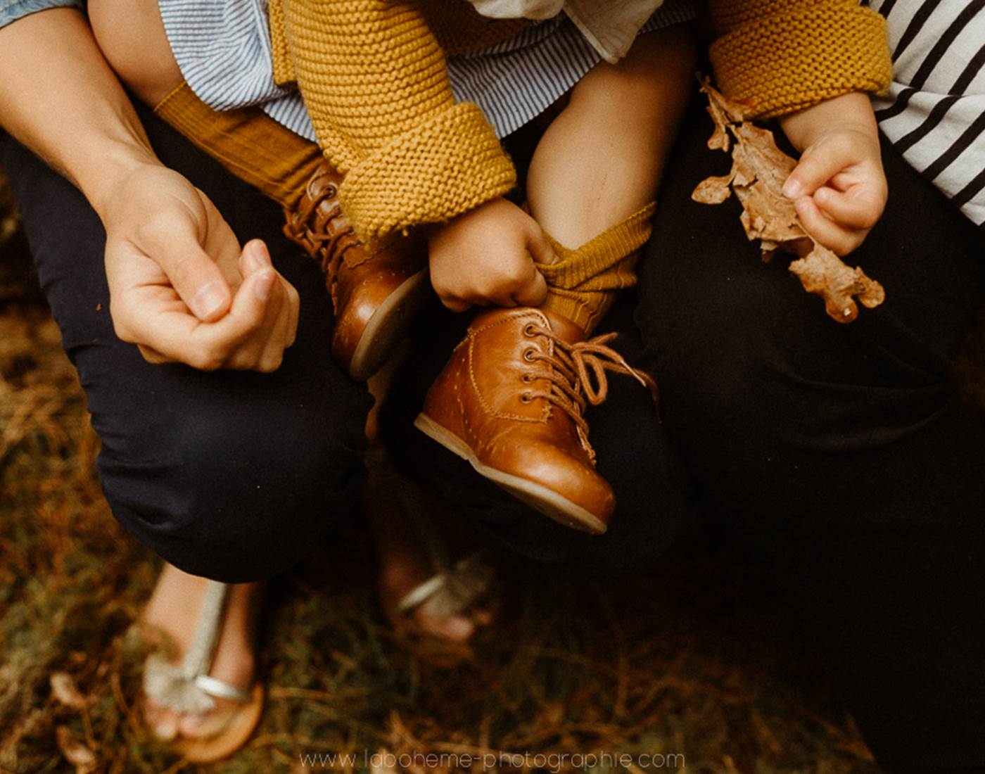 Un moment en famille dans la forêt des Vosges
