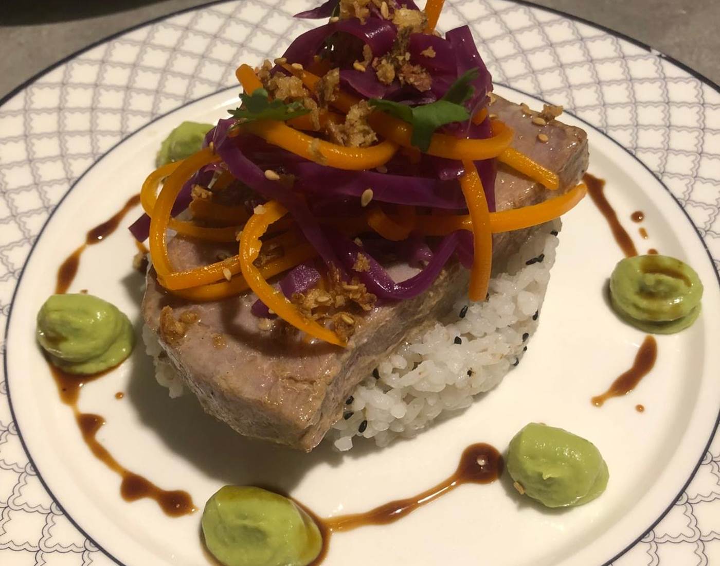 L'AUBERGE DU RANC: Tataki de Thon