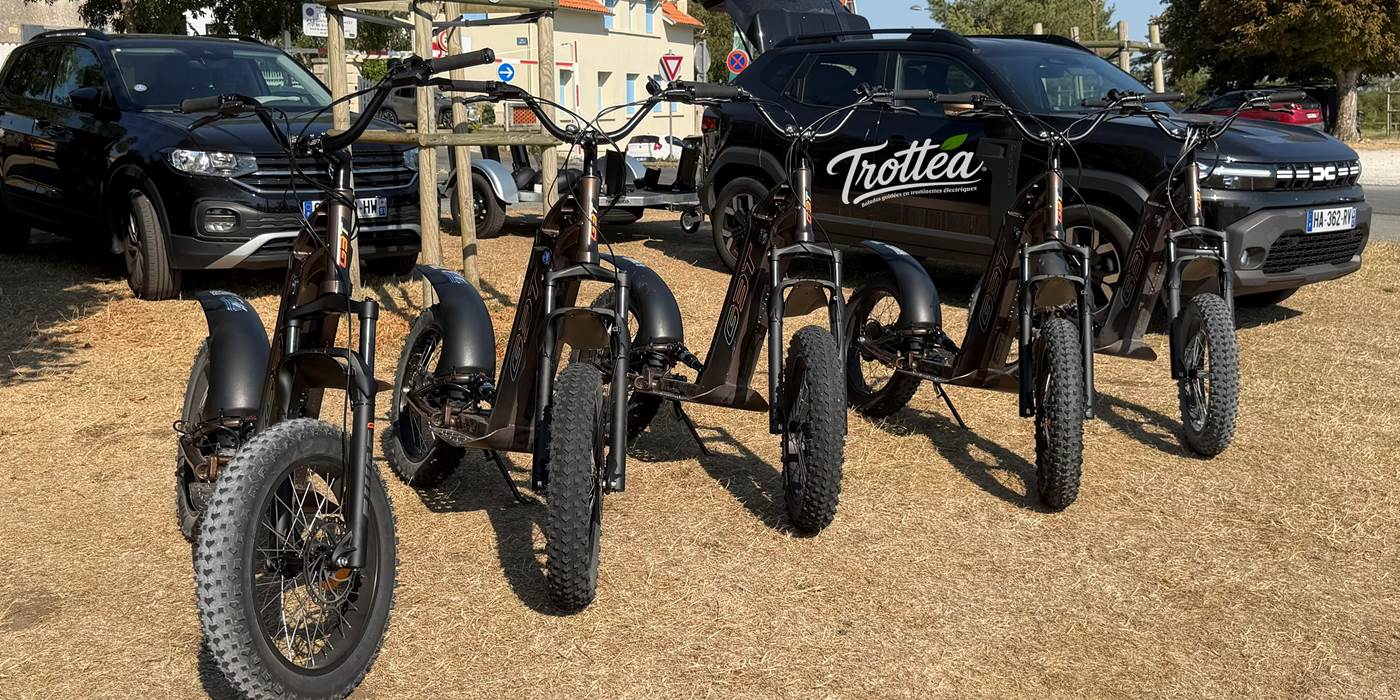 5 trottinettes
