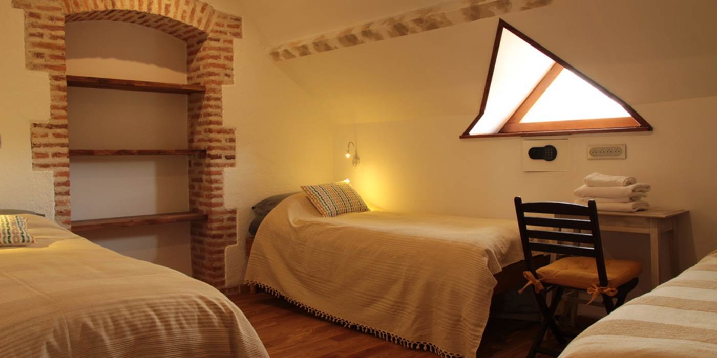Chambre Amaranthe version 3 lits simples
