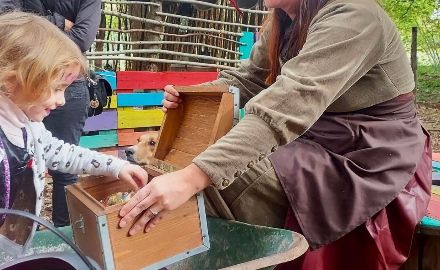 Chasse aux bonbons d'Halloween