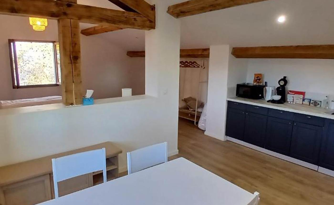 Coin Cuisine - Grande Chambre Double Côté Vignes