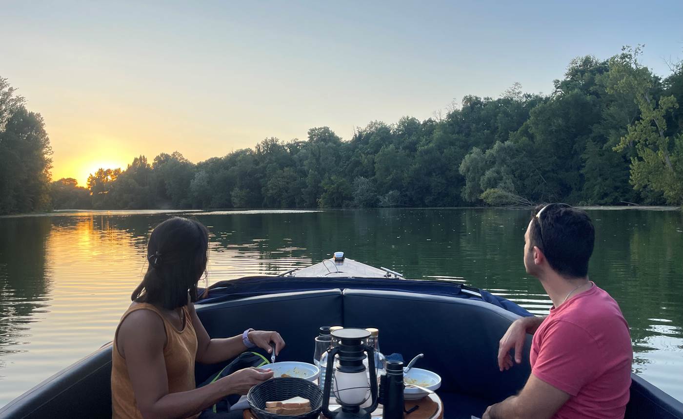 Coucher de soleil sur les Albarèdes